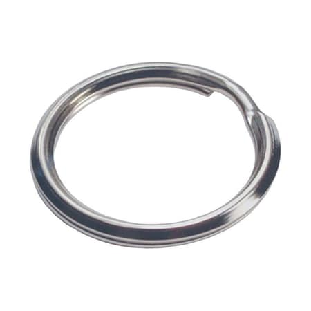Hillman Tempered Split Steel Rings Cable Key, Silver, PK50 5936612